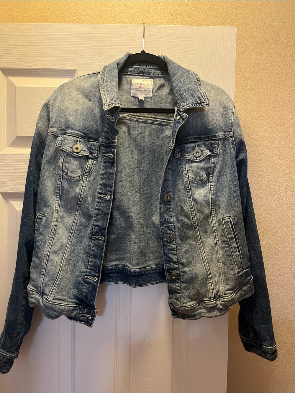Torrid Faded Blue Denim Jacket